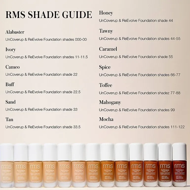 Rms Beauty Suncoverup Super Tint Broad Spectrum SPF 50 Sunscreen