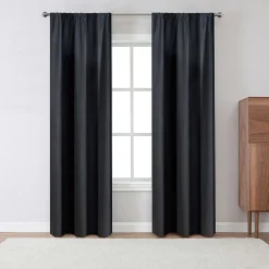 Robinson Rod Pocket 100% Blackout Set of 2 Curtain Panel