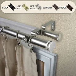 Rod Desyne Bun Double Curtain Rod