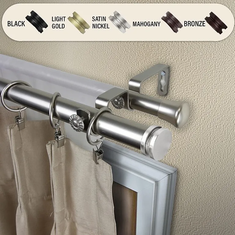 Rod Desyne Bun Double Curtain Rod