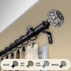 Rod Desyne Elsie 1 IN Adjustable Curtain Rod