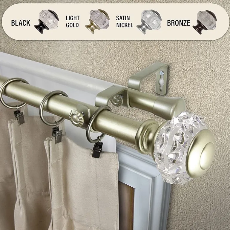 Rod Desyne Inez Double Curtain Rod