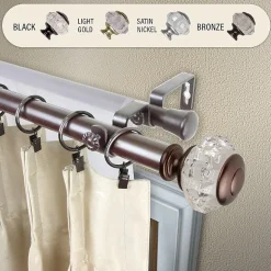 Rod Desyne Inez Double Curtain Rod