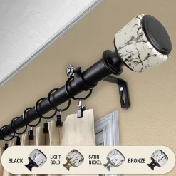 Rod Desyne Josephine 1 IN Adjustable Curtain Rod