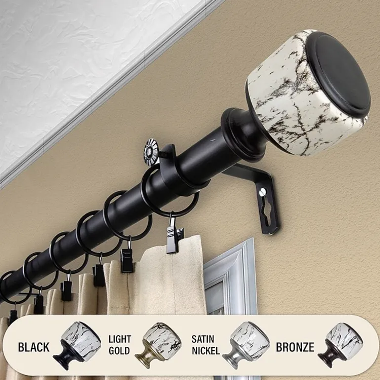 Rod Desyne Josephine 1 IN Adjustable Curtain Rod