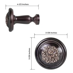 Rod Desyne Layla 2-pc. Curtain Holdback