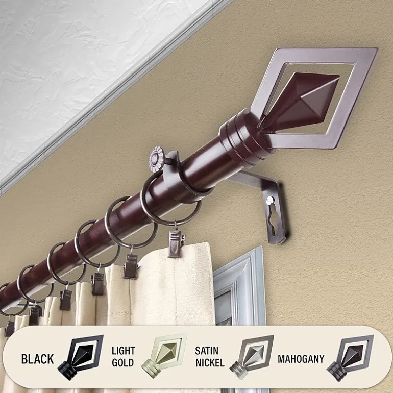 Rod Desyne Lenore 1" Adjustable Curtain Rod