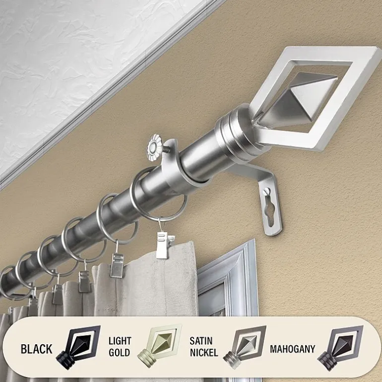 Rod Desyne Lenore 1" Adjustable Curtain Rod