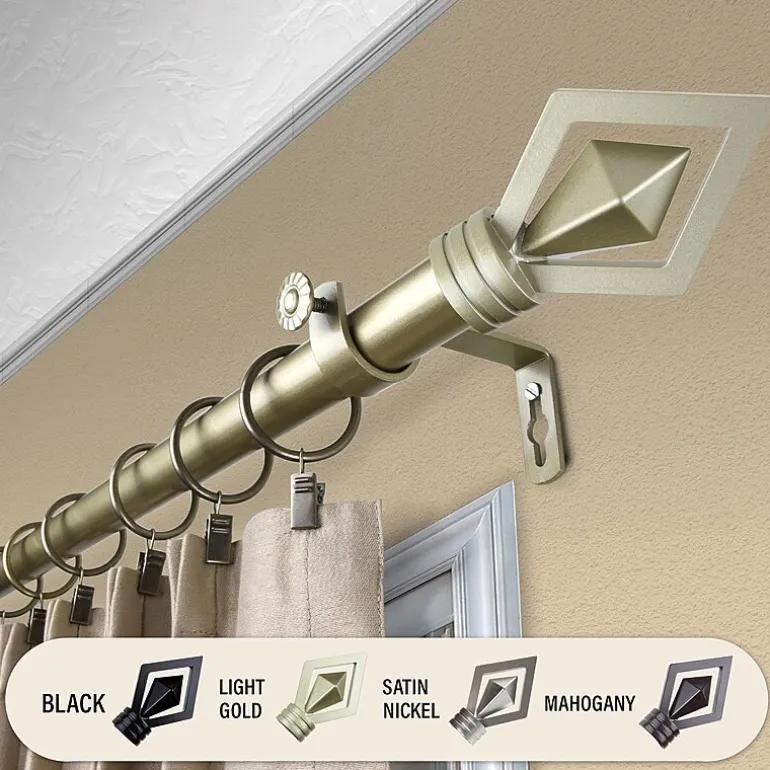 Rod Desyne Lenore 1" Adjustable Curtain Rod