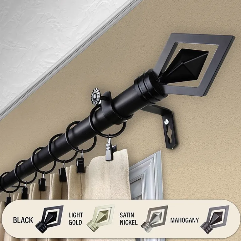Rod Desyne Lenore 1" Adjustable Curtain Rod