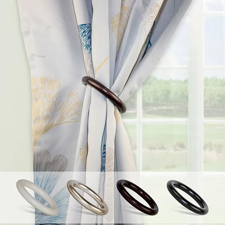 Rod Desyne Magnetic Hoop Pair 2-pc. Curtain Holdback