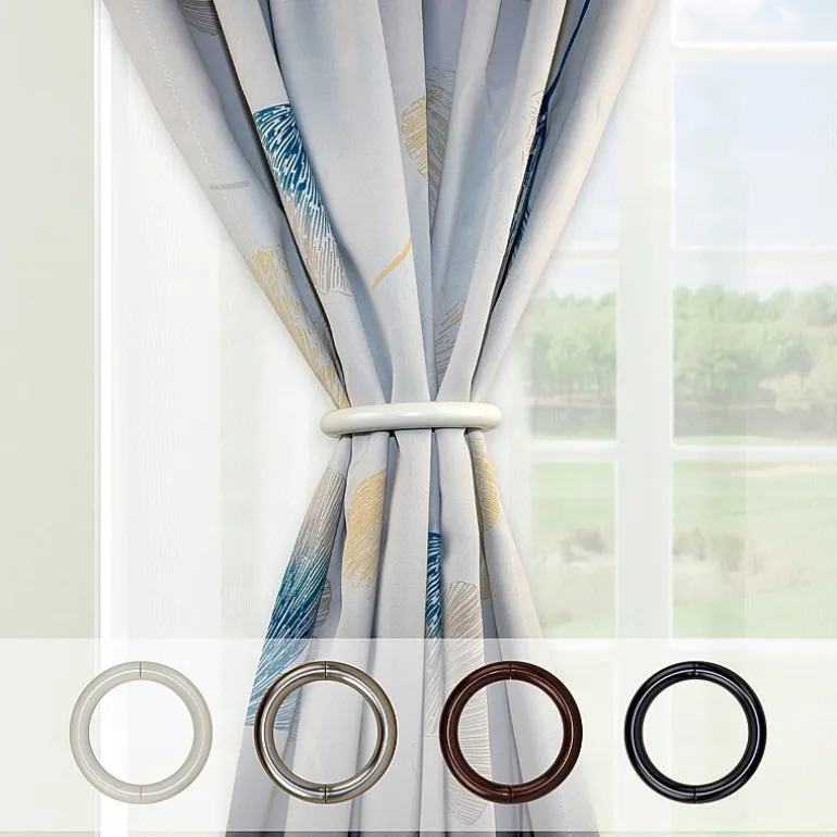 Rod Desyne Magnetic Hoop Pair 2-pc. Curtain Holdback