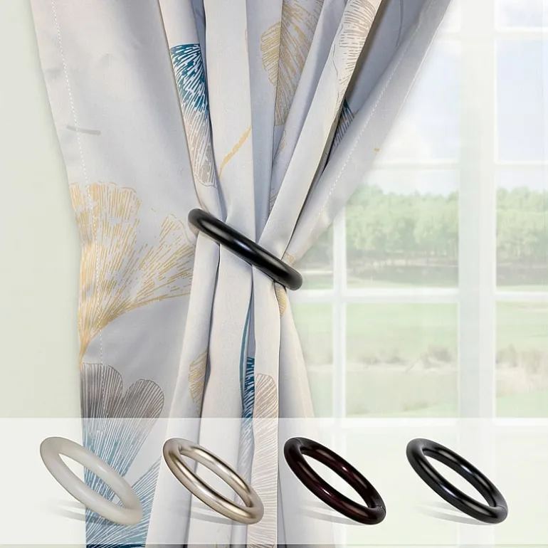 Rod Desyne Magnetic Hoop Pair 2-pc. Curtain Holdback