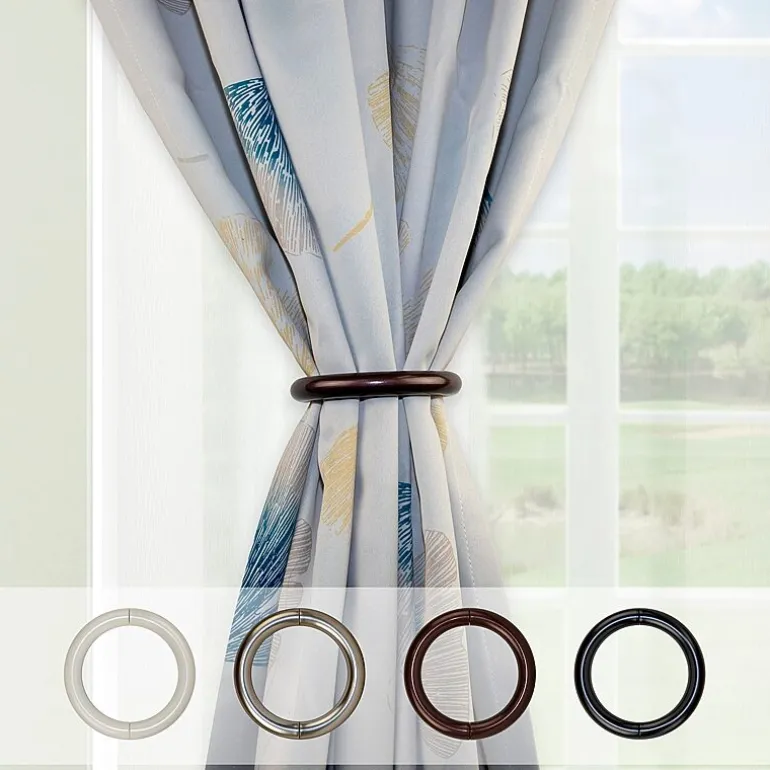 Rod Desyne Magnetic Hoop Pair 2-pc. Curtain Holdback