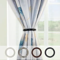 Rod Desyne Magnetic Hoop Pair 2-pc. Curtain Holdback