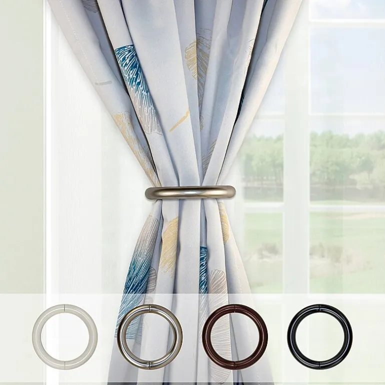 Rod Desyne Magnetic Hoop Pair 2-pc. Curtain Holdback