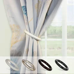 Rod Desyne Magnetic Hoop Pair 2-pc. Curtain Holdback