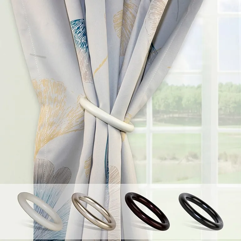 Rod Desyne Magnetic Hoop Pair 2-pc. Curtain Holdback