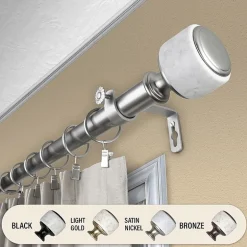 Rod Desyne Morton 1 IN Adjustable Curtain Rod