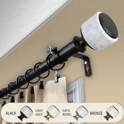 Rod Desyne Morton 1 IN Adjustable Curtain Rod