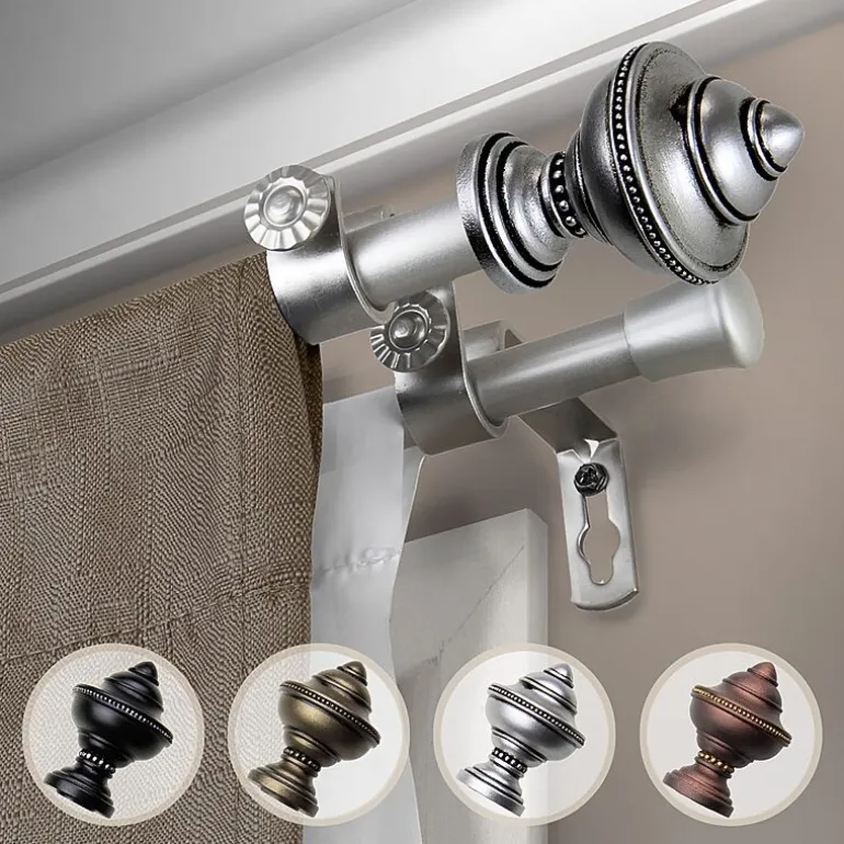 Rod Desyne Palace ⅝" Adjustable Double Curtain Rod