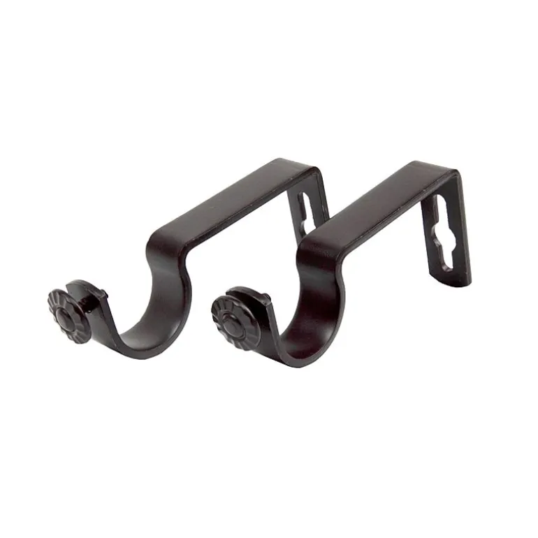 Rod Desyne 2-pk. 1" Curtain Rod Wall Brackets