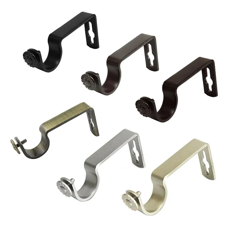 Rod Desyne 2-pk. 1" Curtain Rod Wall Brackets