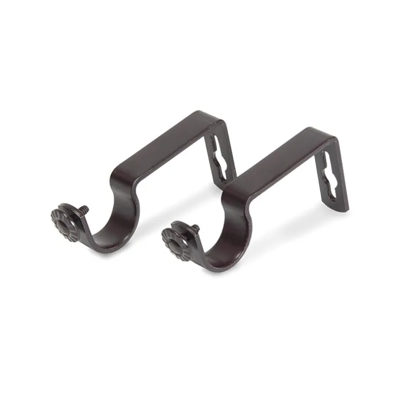 Rod Desyne 2-pk. 1" Curtain Rod Wall Brackets