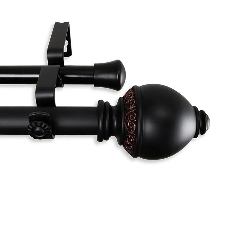 Rod DesyneRamona 1" Adjustable Double Curtain Rod