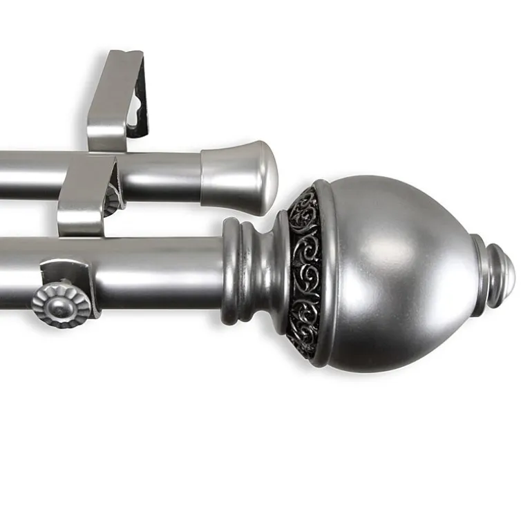 Rod DesyneRamona 1" Adjustable Double Curtain Rod