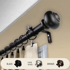 Rod Desyne Rotunda 1 IN Adjustable Curtain Rod