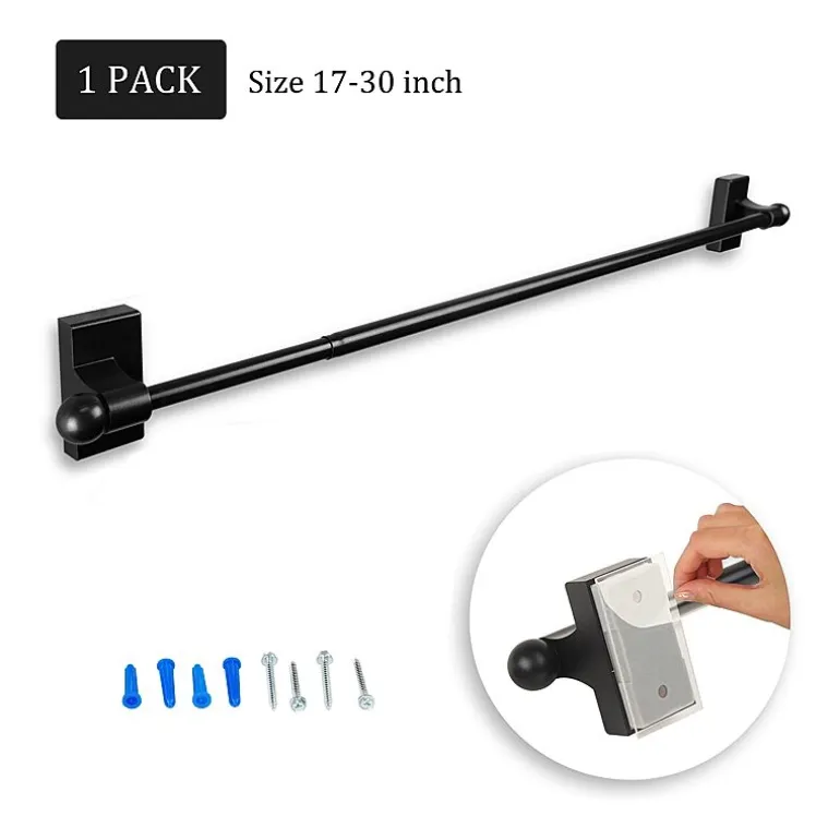 Rod Desyne Self Adhesive 7/16 IN Adjustable Curtain Rod