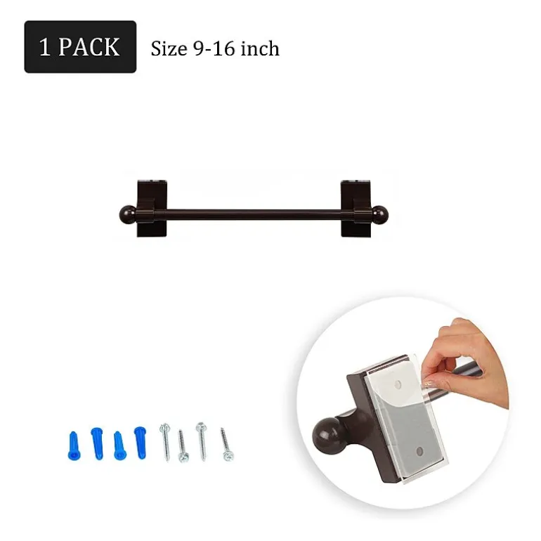 Rod Desyne Self Adhesive 7/16 IN Adjustable Curtain Rod