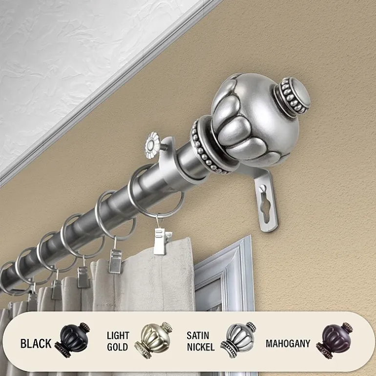 Rod Desyne Selma 1" Adjustable Curtain Rod
