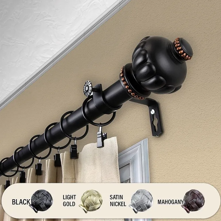 Rod Desyne Selma 1" Adjustable Curtain Rod