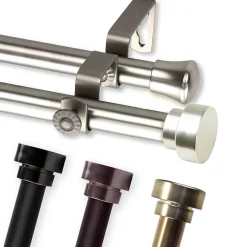 Rod Desyne Topper Double Curtain Rod