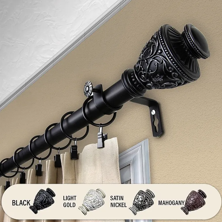 Rod Desyne Veda 1" Adjustable Curtain Rod