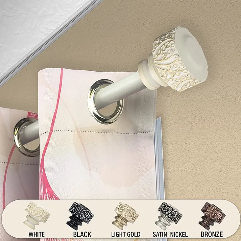 Rod Desyne Verdure 1 IN Adjustable Curtain Rod