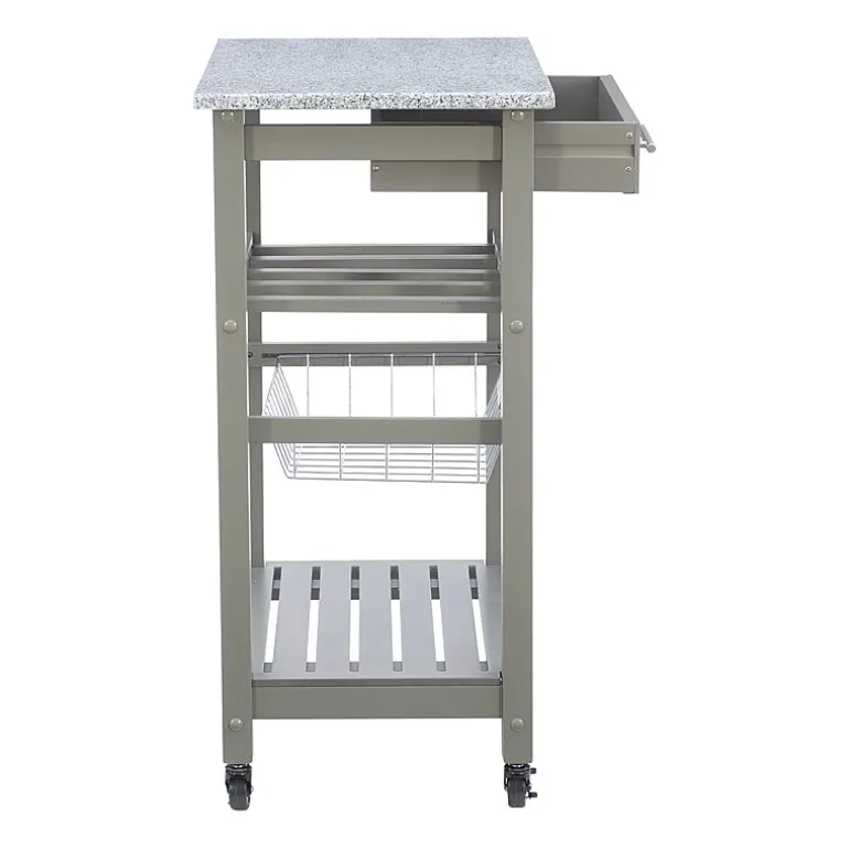 Roger Granite Top Kitchen Island