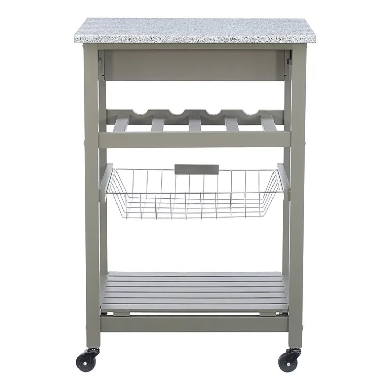 Roger Granite Top Kitchen Island