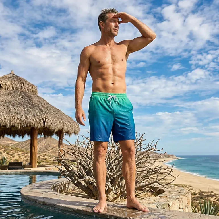 Rokka&Rolla Mens Compression Liner Quick-Dry Swim Trunks