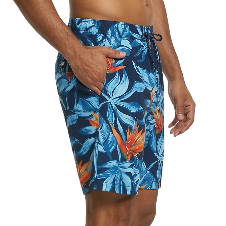 Rokka&Rolla Men’s Quick-Dry Mesh-Lined Swim Trunks