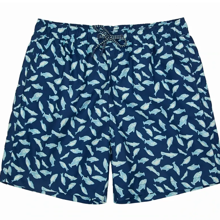 Rokka&Rolla Mens 7" Swim Trunks with Compression Liner