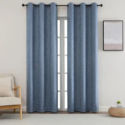 Roosevelt Grommet Top Blackout Set of 2 Curtain Panel