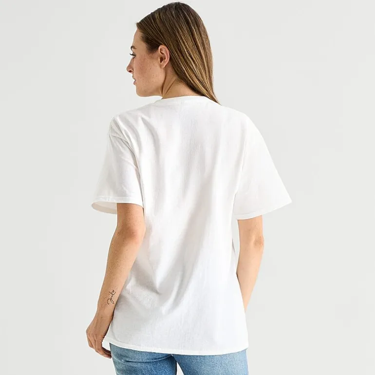 Rosalina Boyfriend Tee Womens Juniors Crew Neck Short Sleeve Graphic T-Shirt