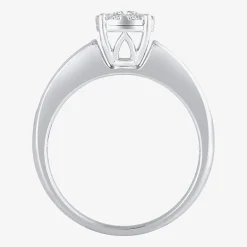 Round 1 CT.T.W. Natural Diamond Side Stone Bridal Set in 10K or 14K Gold