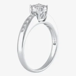 Round 1/2 CT.T.W. Natural Diamond Side Stone Bridal Set in 10K or 14K Gold