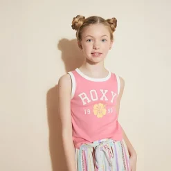 Roxy Big Kid Girls Crew Neck Sleeveless Tank Top