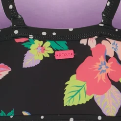 Roxy Big Kid Girls Floral Sleeveless One Piece Swimsuit