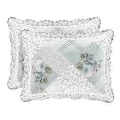 Royal Court Bungalow Spa Floral Quilt Set